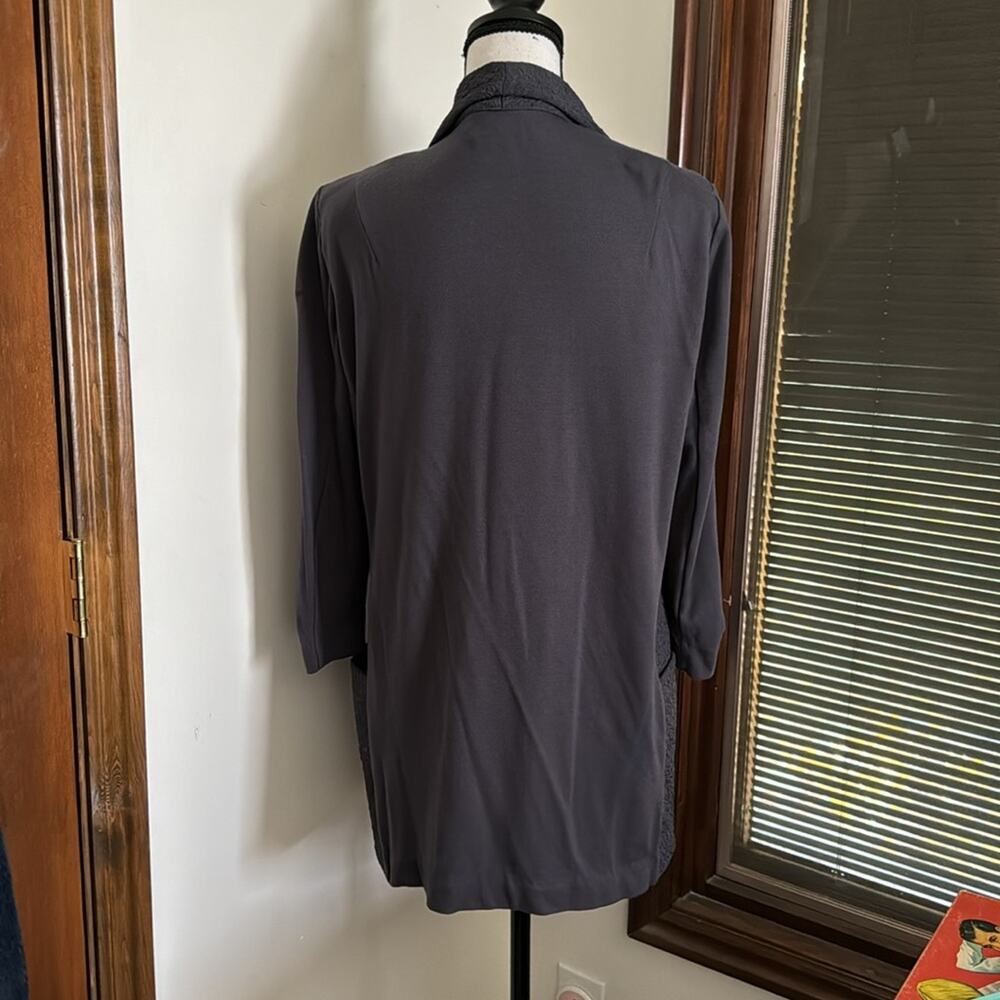 River Island | Patterned Open Front Sweater Size M - image 3